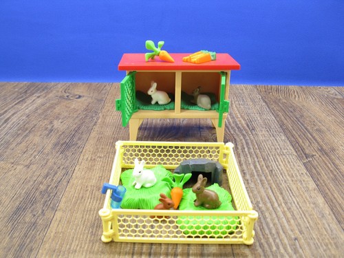 Hasenstall mit hasen gehege - hasenstall, &