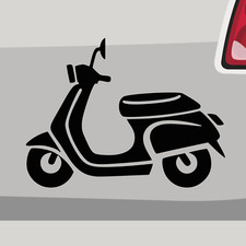 Aufkleber roller silhouette - aufkleber,