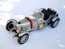 1931 Mercedes SSKL in silber silver metallic GP #22, Franklin Mint / ASAHI 1:24