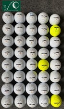 recycelte WILSON Ultra; weiß-gelb; Grade-B; 40 Stk.(2*20er Beutel); Re-Tee-OffDe