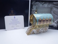 ROYAL CROWN DERBY CARAVAN BARREL TOP WAGON 1. QUALITÄT KEINE ANGEBOTE