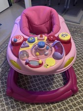 Lauflernwagen Babywalker rosa mit Spielcenter – top Zustand