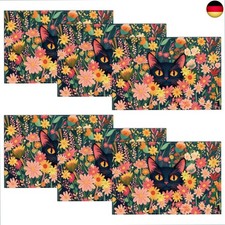 WADORN Blumen Katzen