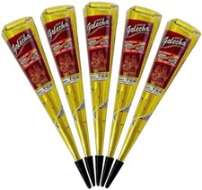 5x Golecha Henna Tattoo Paste