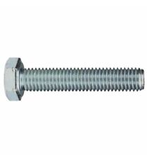 M6 DIN 933 8.8 Sechskant Schrauben verzinkte Maschinen Gewindeschrauben 50St./p