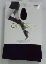 OROBLU Microfaser Kniestrumpf OPAQUE 50  one Size 2-Paar-Pack