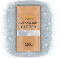 Creative Deco 200g Holographischer Glitzerpulver für Wand-Farbe Brokat