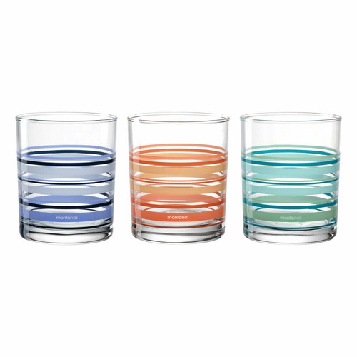 Montana trinkglas new - trinkglas, stripes
