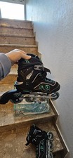 Inline Skates Gr. 40 Hy Skate Rollschuhe Roller Leder Schuhe Rad Rollerblades