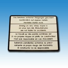 Aufkleber "Das Befahren