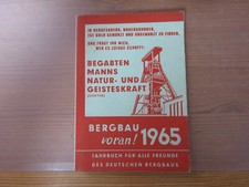 alter Bergbau-Kalender von 1965, unbeschrieben
