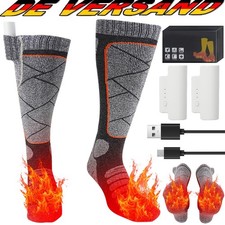 Beheizbare Socken mit Akku Heizbare Socken Fußwärmer Sportsocken Winter Unisex