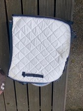 Schabracke, Dressur, weiß, HKM