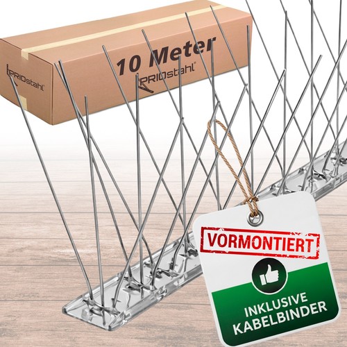 Taubenabwehr spikes edelstahl - taubenabwehr,