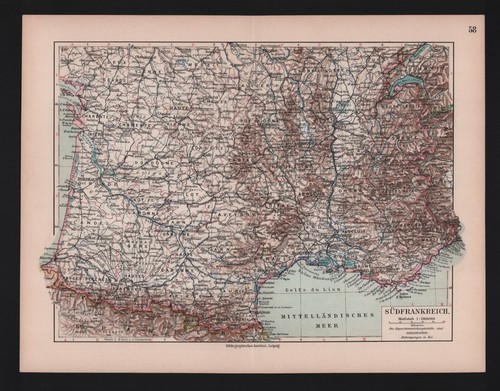 Landkarte map 1912