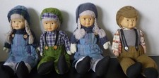 4 x Sammlerpuppe Puppen mit