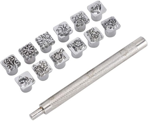 Leder prägestempel set - prägestempel,