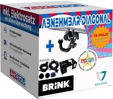 BRINK AHK für Mercedes C-Klasse Kombi 07-14 S204 abn + 13-pol ERICH ES SPEZ