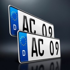 2 Kfz Kennzeichen | 380 x 110