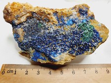 Schöne Handstufe mit Azurit