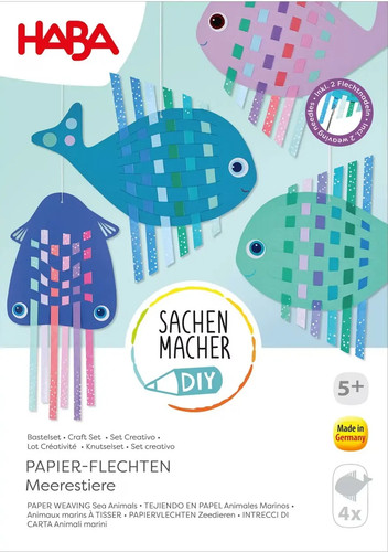 Bastelset papier flechten - bastelset, papier-flechten