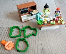 Playmobil?Weihnachtsbäckerei Mutter + Kind backen Kekse Küchenmaschine Backofen