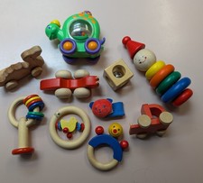 Vtg Wooden Toys Plan Toys Pull
