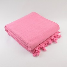 Tagesdecke XXL Sofaüberwurf Bettüberwurf Wohndecke Plaid 100 % Baumwolle Decke *