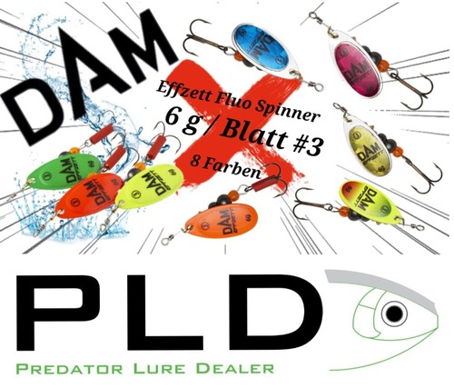 Dam effzett fluo - fluo, spinner