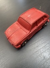 Altes Gummiauto Renault R 16 Plasteauto Vintage ca. 70er Jahre Rot 9 cm groß