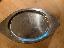 DDR ABS Servierplatte XXL Mitropa Logo Bratenplatte oval Tablett  Petroff-Bohne