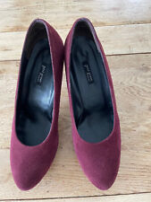 chice Pumps, Paul Green, Wildleder, Aubergine, Gr. 7, Absatzhöhe 7 cm