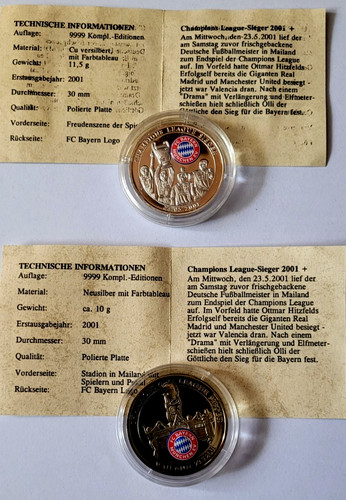 Münze medaille fc bayern - /,