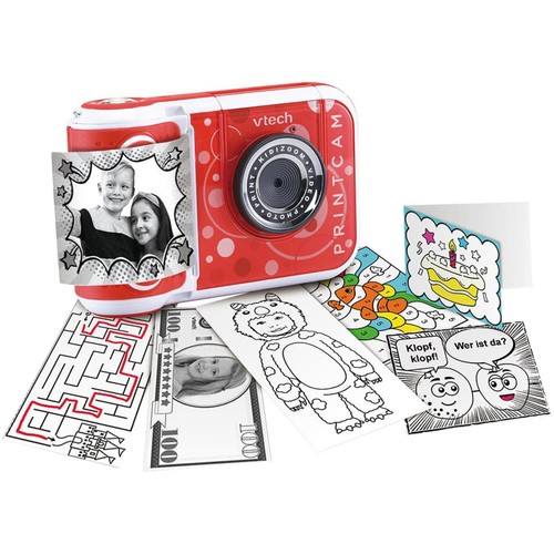 Kidizoom print cam - print, (rot/weiß)