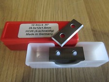 HW HM Hartmetall Wendeplatten Wendemesser 29,5 x 12 x 1,5 mm Z. 4 Neu 10 Stück