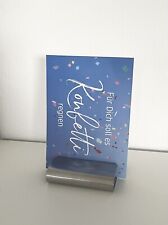 5x Tischkartenhalter Menükartenhalter Edelstahl Metall Hochzeit 5 Stück