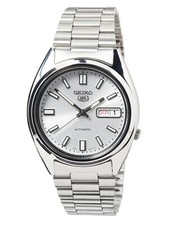 Seiko 5 FIVE Herren-Armbanduhr Automatik SNXS73K1 Datumsanzeige Glasboden