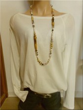 Neu Shirt Marc O Polo Langarm Raglanärmel Lässig weiter Ausschnitt mit Longkette