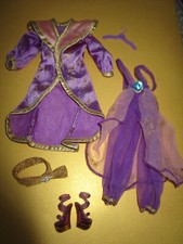 4)PRÄCHTIGE ORIENTALISCHE VINTAGE KLEIDUNG+HOHE SCHUHE BARBIE UA.29cm MODEPUPPEN