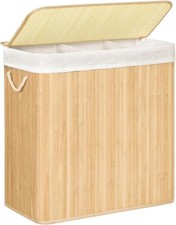 Wäschekorb aus bambus 150 - wäschekorb,