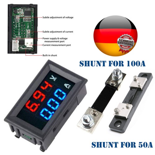 Digital 50a 100a dc0 100v - 50a/,