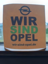 Aufkleber, Opel, Wir sind
