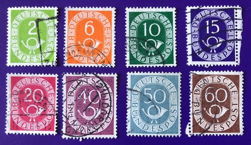 Brd 1951 posthorn - brd,