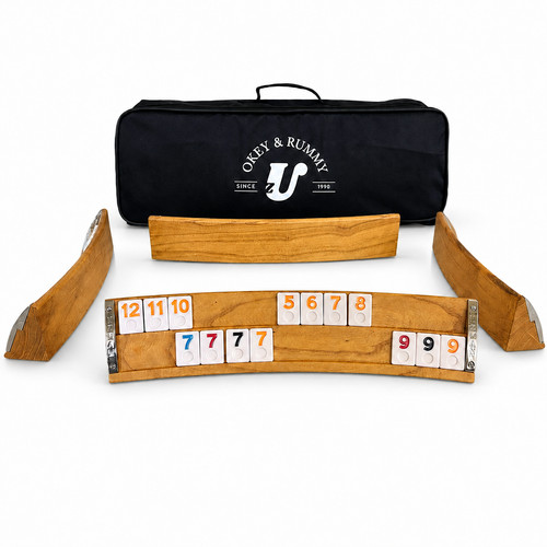 Okey rummy set aus - rummy, echtem
