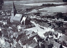 Barth- Luftbild der Stadt 1931