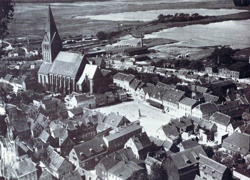 Barth luftbild der - der, stadt