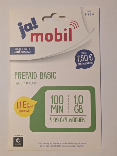 Mobil prepaid - ja!,