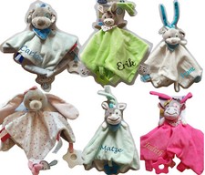 Schmusetuch bestickt mit Namen