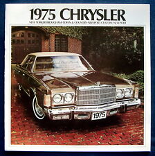Prospekt brochure 1975 Chrysler New Yorker  Newport  Town & Country (USA)