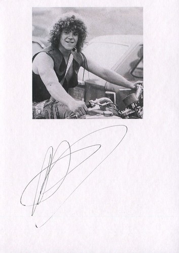 Michael lang autogramm - †,